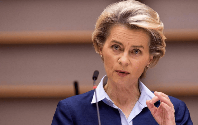 皇冠信用盘开户_冯德莱恩对华表态后！欧盟态度变了皇冠信用盘开户，千亿关税砸向美国，这一次的反击不会妥协